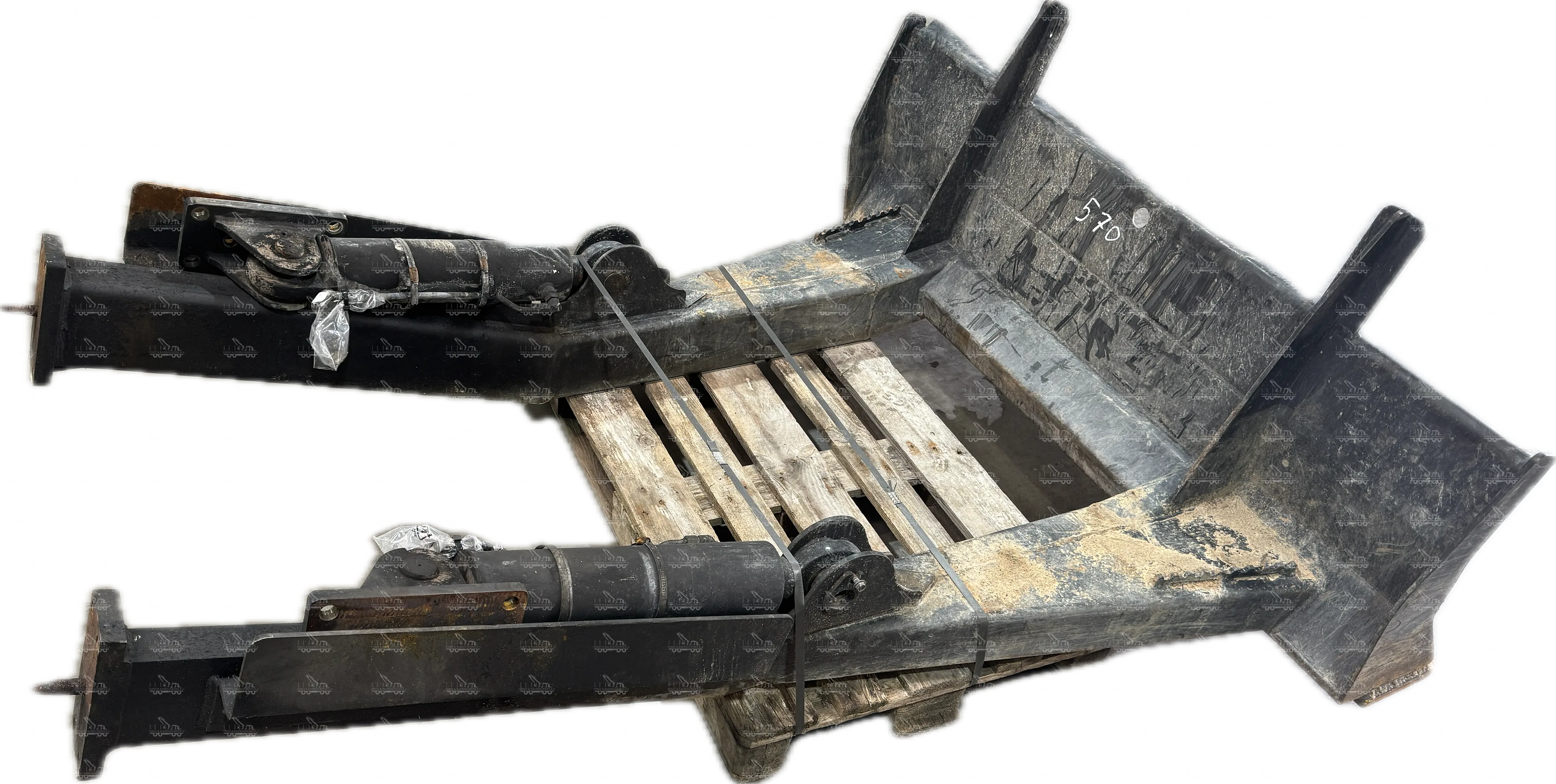 Polterschild mit Zylindern für John Deere 1110e