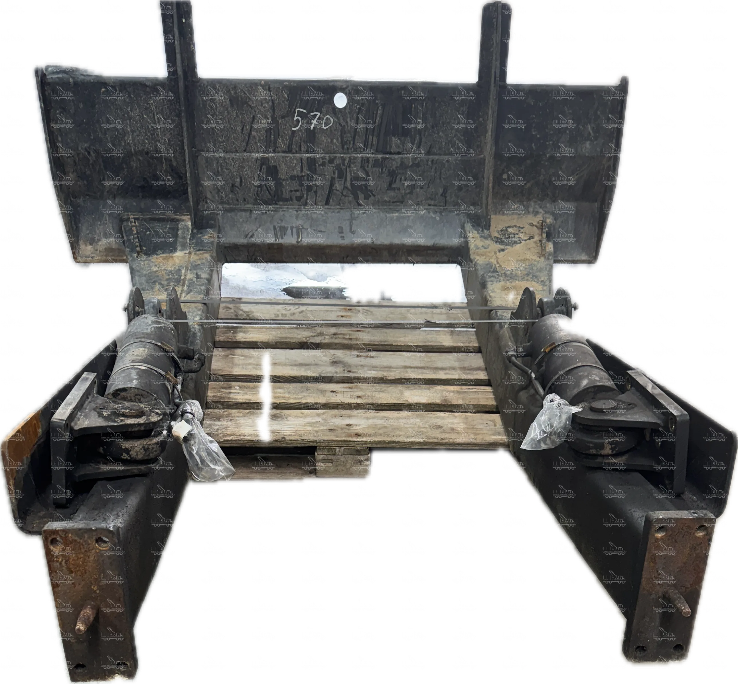 Polterschild mit Zylindern für John Deere 1110e
