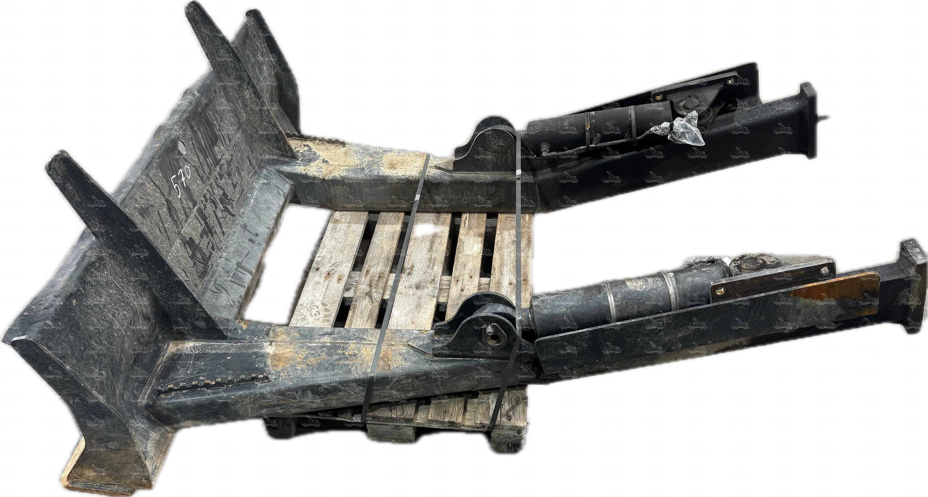 Polterschild mit Zylindern für John Deere 1110e