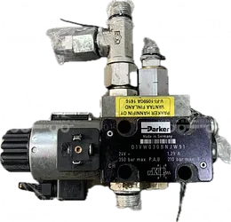 Valve block oil cooler for Ponsse